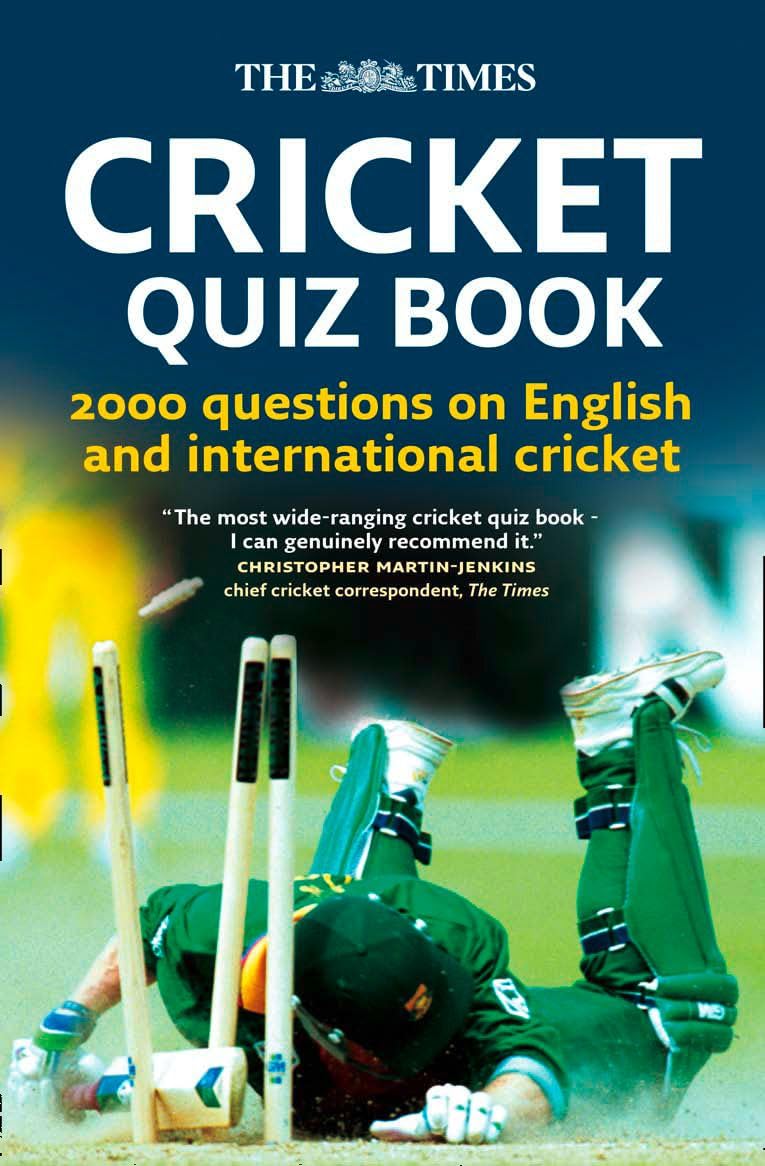 Algopix Similar Product 18 - The Times Cricket Quiz Book 2000