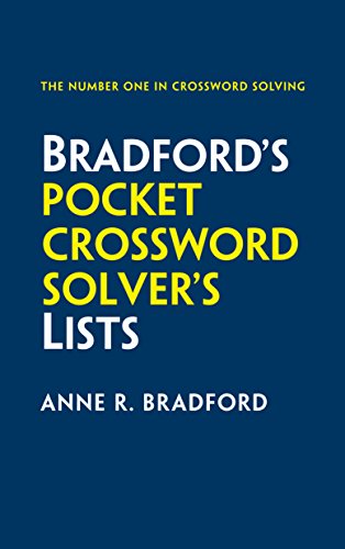 Algopix Similar Product 14 - Bradfords Pocket Crossword Solvers