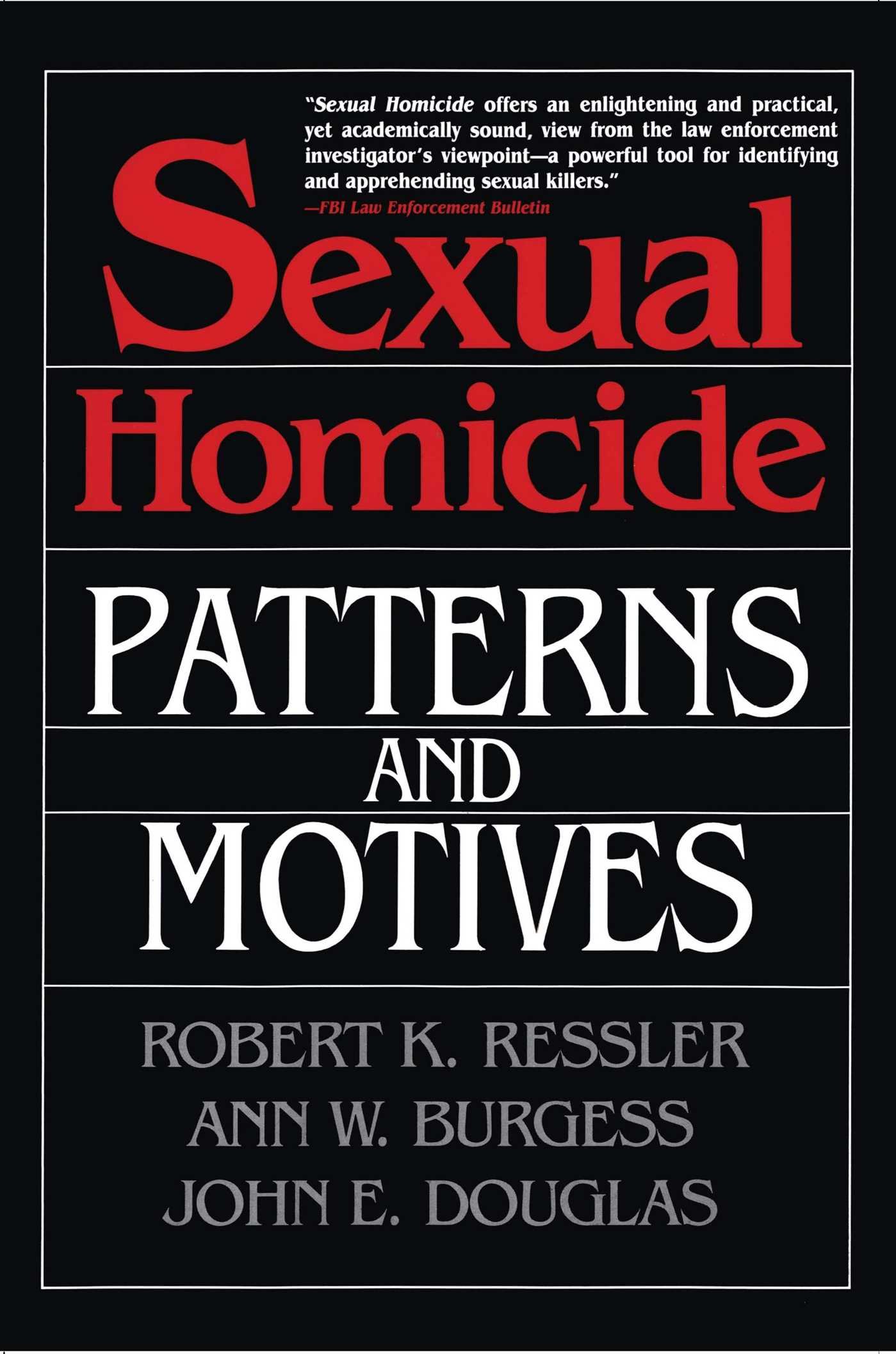 Algopix Similar Product 17 - Sexual Homicide Patterns and Motives