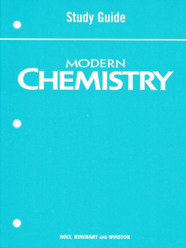 Algopix Similar Product 17 - Holt Modern Chemistry Study Guide