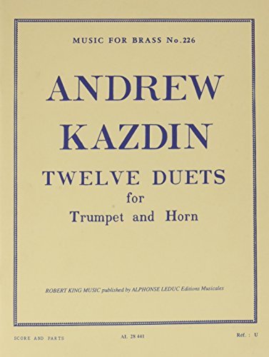 Algopix Similar Product 4 - 12 DUETS FOR TRUMPET AND HORN TROMPETTE