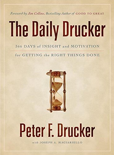 Algopix Similar Product 10 - The Daily Drucker 366 Days of Insight