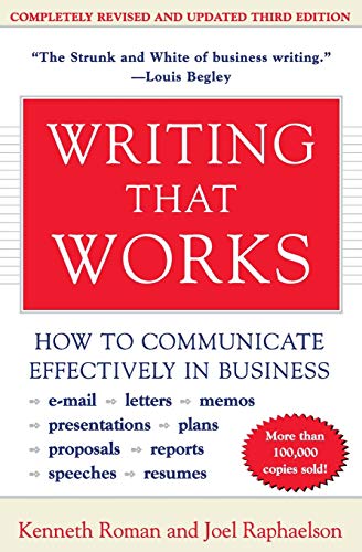 Algopix Similar Product 18 - Writing That Works How to Communicate