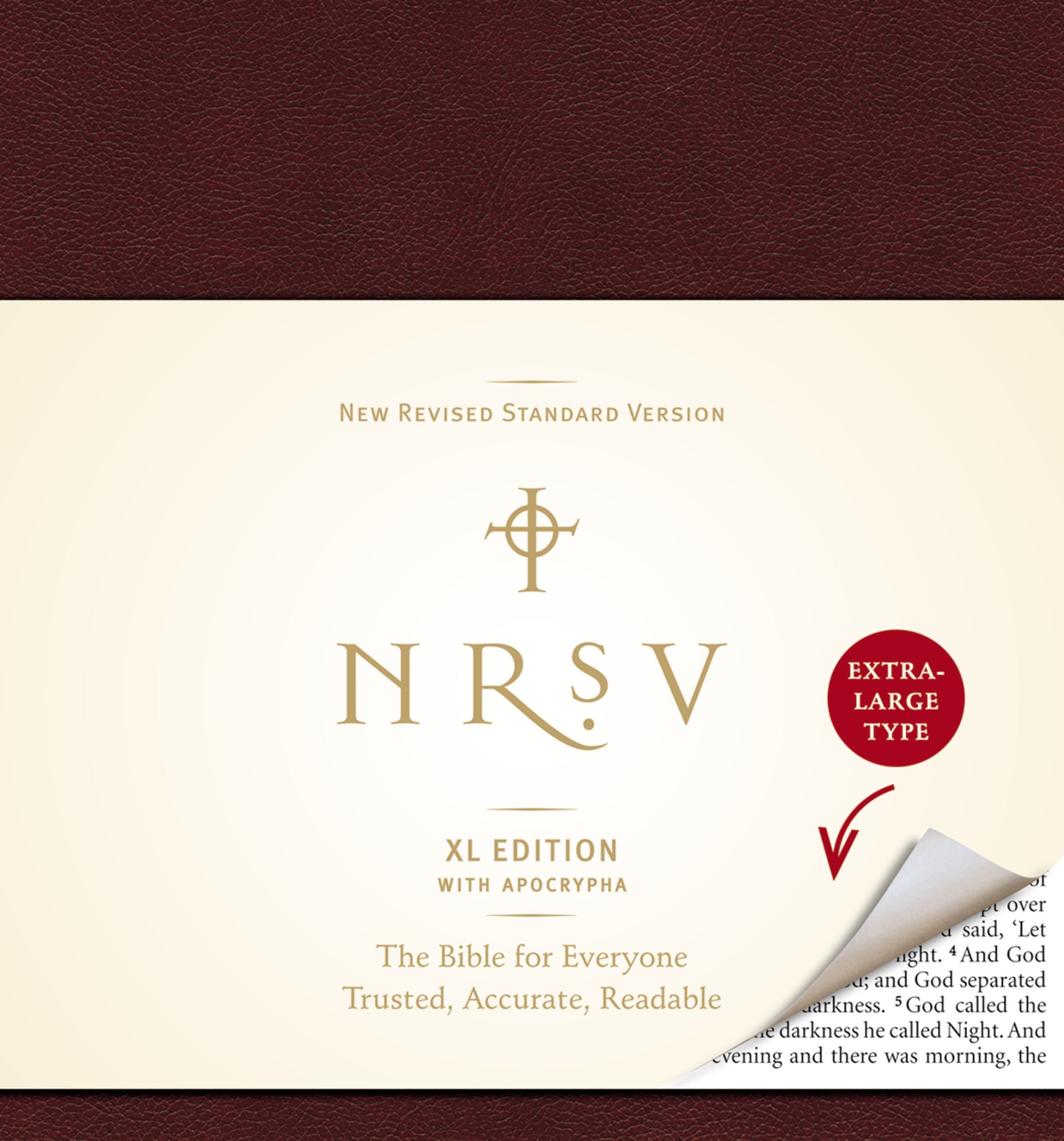 Algopix Similar Product 20 - NRSV XL with Apocrypha (burgundy)