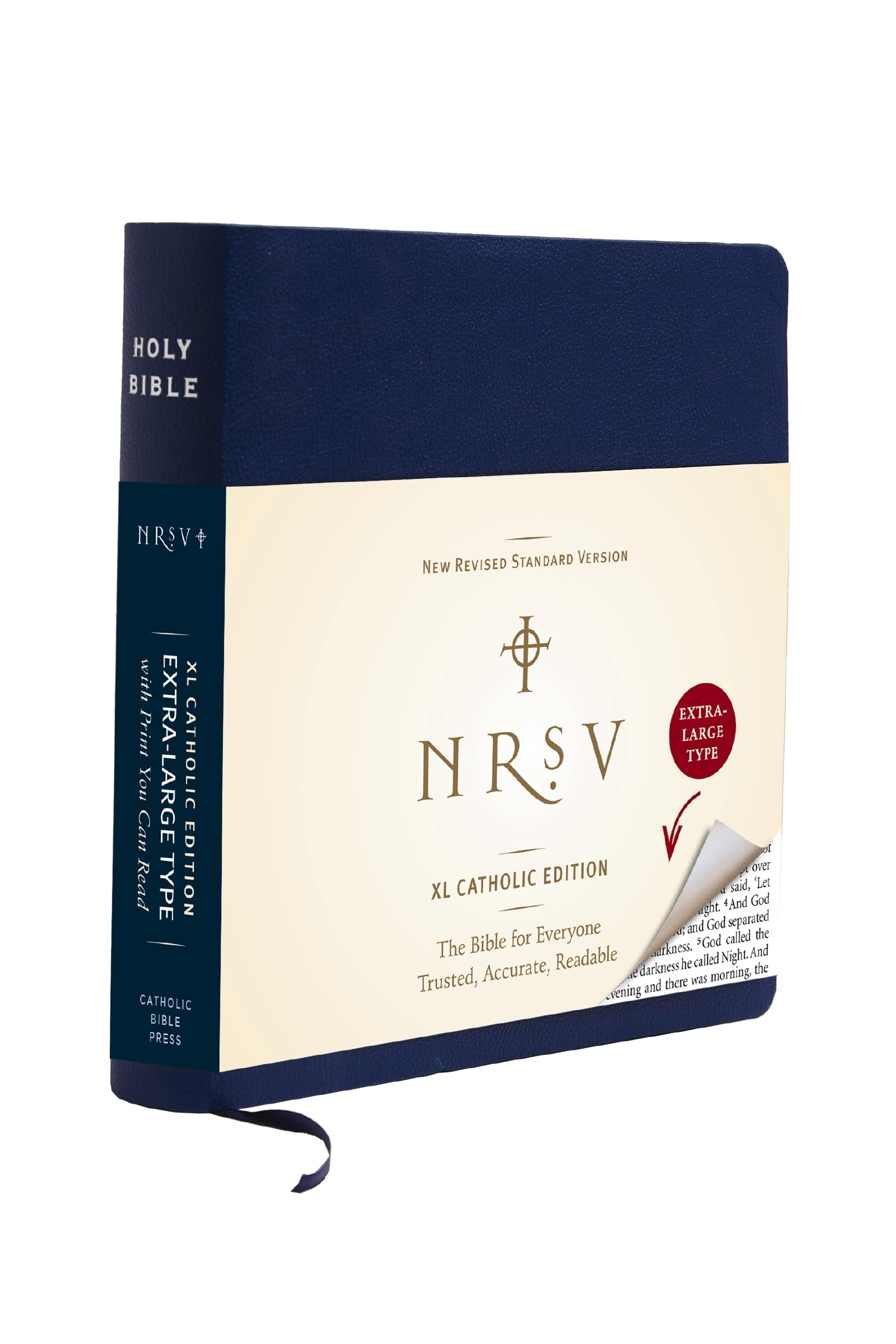 Algopix Similar Product 9 - NRSV XL Catholic Edition Navy