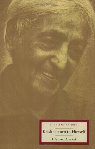 Algopix Similar Product 13 - Krishnamurti to Himself His Last