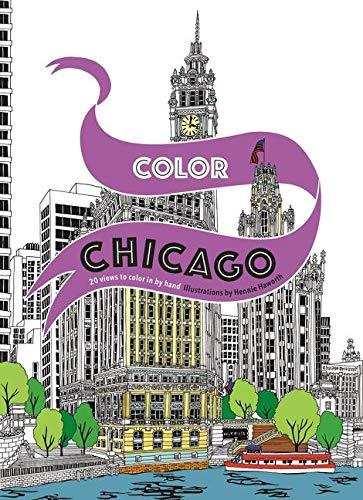 Algopix Similar Product 10 - Color Chicago 20 Views to Color in by