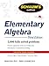 Algopix Similar Product 9 - Schaums Outline of Elementary Algebra