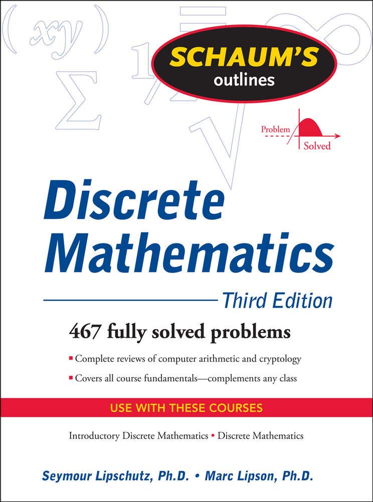Algopix Similar Product 6 - Schaums Outline of Discrete