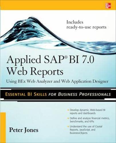 Algopix Similar Product 13 - Applied SAP BI 70 Web Reports Using