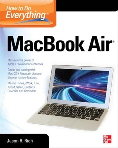 Algopix Similar Product 16 - How to Do Everything MacBook Air How