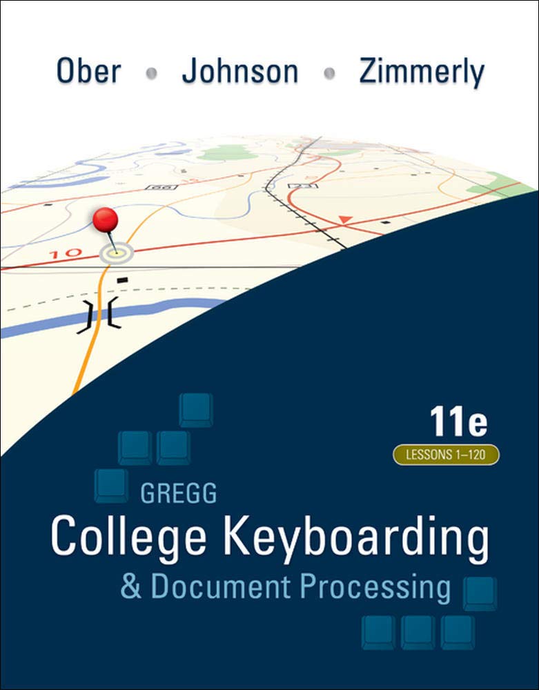 Algopix Similar Product 8 - Gregg College Keyboarding  Document