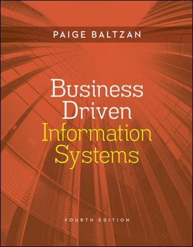 Algopix Similar Product 13 - Business Driven Information Systems
