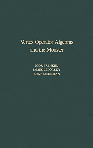 Algopix Similar Product 7 - Vertex Operator Algebras and the Monster