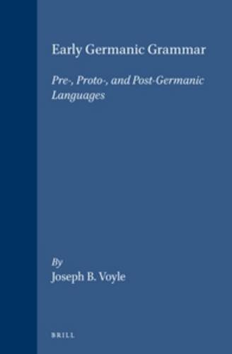 Algopix Similar Product 1 - Early Germanic Grammar Pre Proto