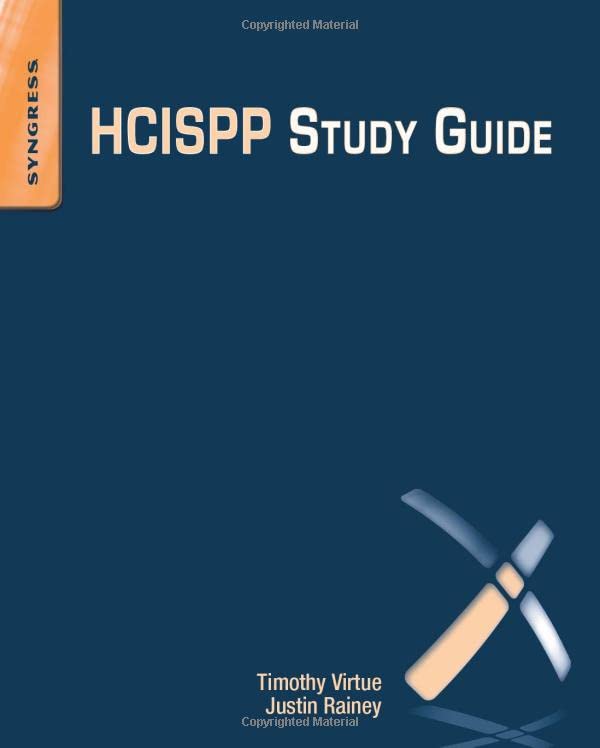Algopix Similar Product 17 - HCISPP Study Guide