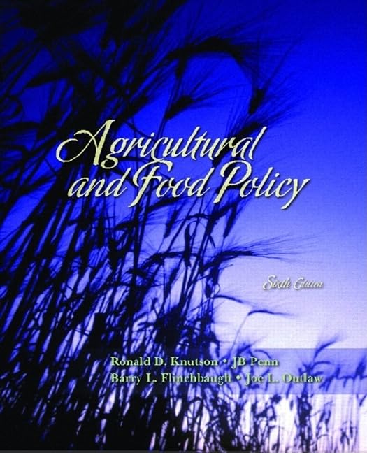 Algopix Similar Product 20 - Agricultural and Food Policy