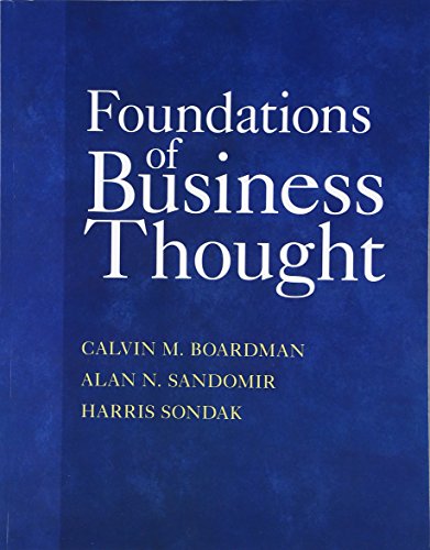 Algopix Similar Product 20 - Foundations of Business Thought
