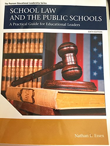 Algopix Similar Product 2 - School Law and the Public Schools A