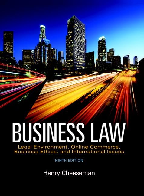 Algopix Similar Product 10 - Business Law (9th Edition)