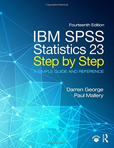 Algopix Similar Product 19 - IBM SPSS Statistics 23 Step by Step A