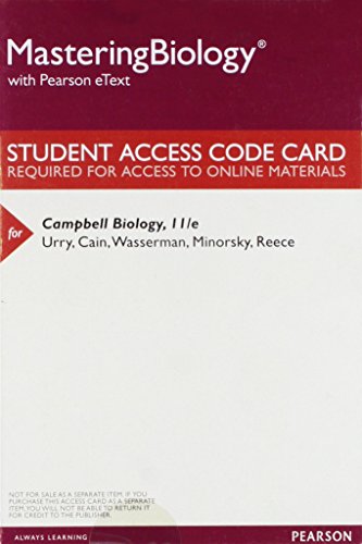 Algopix Similar Product 3 - Mastering Biology with Pearson eText 