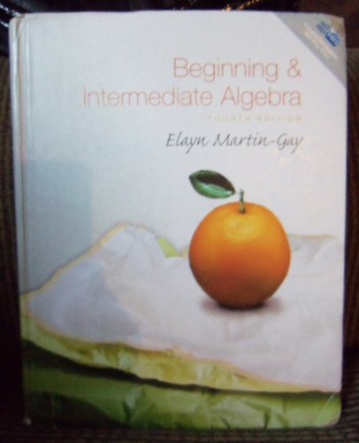 Algopix Similar Product 14 - Beginning & Intermediate Algebra