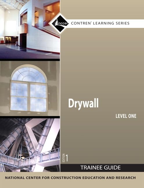 Algopix Similar Product 4 - Drywall Trainee Guide Level 1 Contren