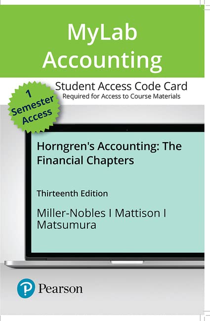Algopix Similar Product 7 - Horngrens Accounting The Financial