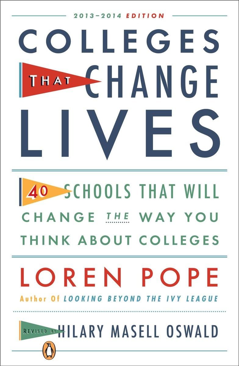Algopix Similar Product 20 - Colleges That Change Lives 40 Schools