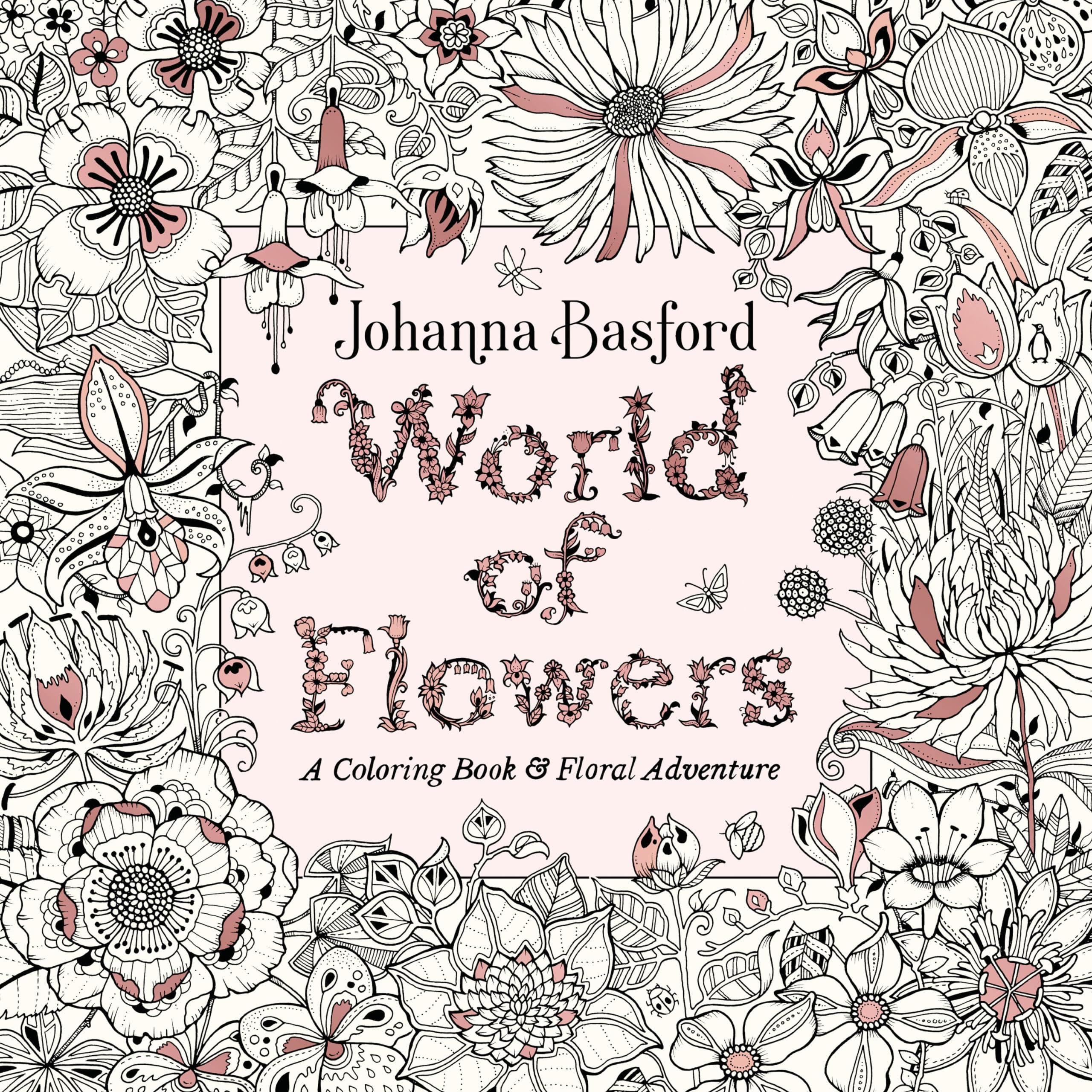 Algopix Similar Product 7 - World of Flowers A Coloring Book and