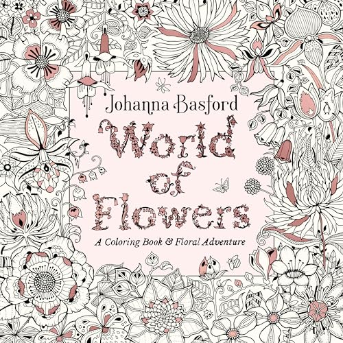 Algopix Similar Product 7 - World of Flowers A Coloring Book and