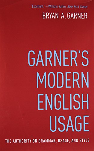 Algopix Similar Product 13 - Garner's Modern English Usage