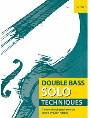Algopix Similar Product 5 - Double Bass Solo Techniques A book of