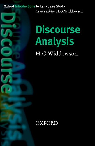 Algopix Similar Product 10 - Discourse Analysis Oxford Introduction