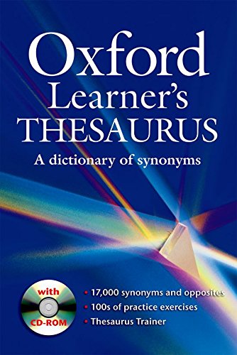 Algopix Similar Product 17 - Oxford Learner's Thesaurus with Cd-Rom