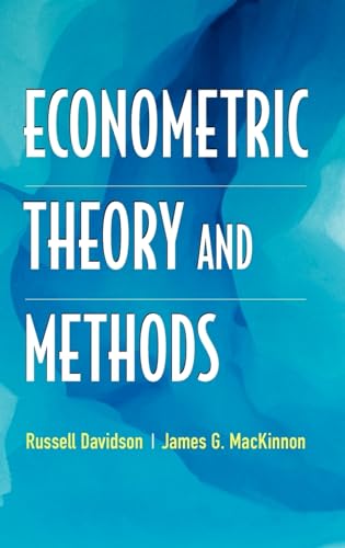 Algopix Similar Product 18 - Econometric Theory and Methods