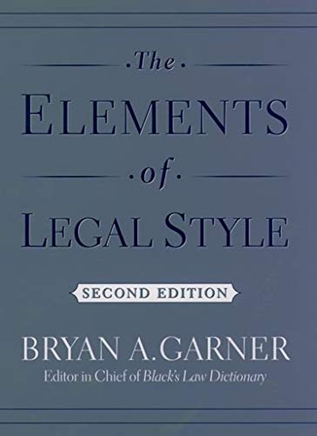 Algopix Similar Product 14 - The Elements of Legal Style