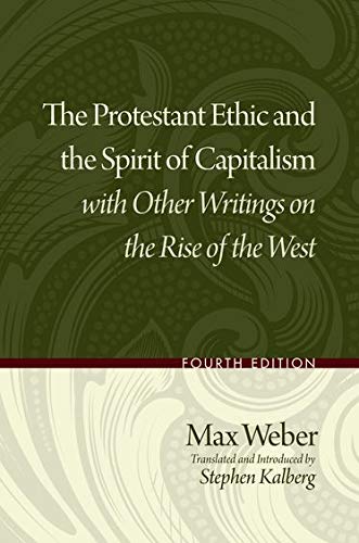 Algopix Similar Product 14 - The Protestant Ethic and the Spirit of