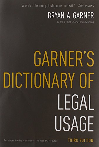 Algopix Similar Product 17 - Garner's Dictionary of Legal Usage