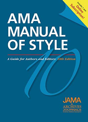 Algopix Similar Product 2 - AMA Manual of Style A Guide for