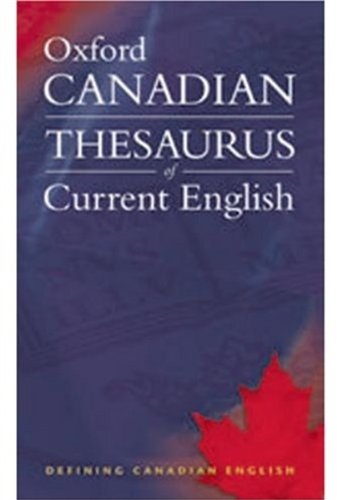 Algopix Similar Product 14 - Oxford Canadian Thesaurus of Current