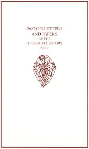 Algopix Similar Product 11 - Paston Letters and Papers of the