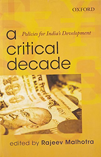 Algopix Similar Product 10 - A Critical Decade Policies for Indias