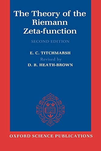 Algopix Similar Product 6 - The Theory of the Riemann ZetaFunction