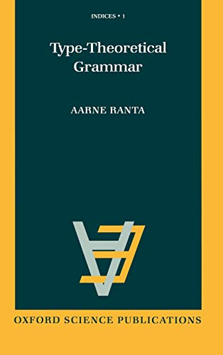 Algopix Similar Product 14 - Type-Theoretical Grammar (Indices, 1)