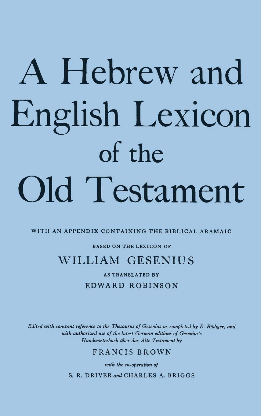 Algopix Similar Product 7 - A Hebrew and English Lexicon of the Old