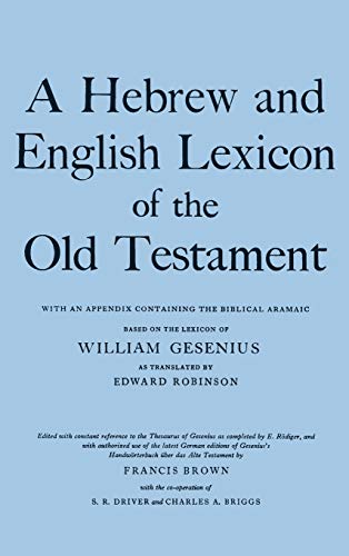 Algopix Similar Product 14 - A Hebrew and English Lexicon of the Old