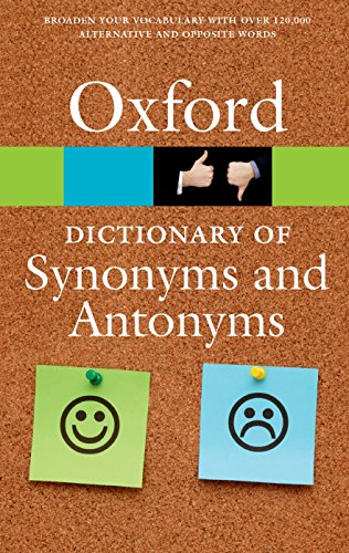 Algopix Similar Product 10 - The Oxford Dictionary of Synonyms and
