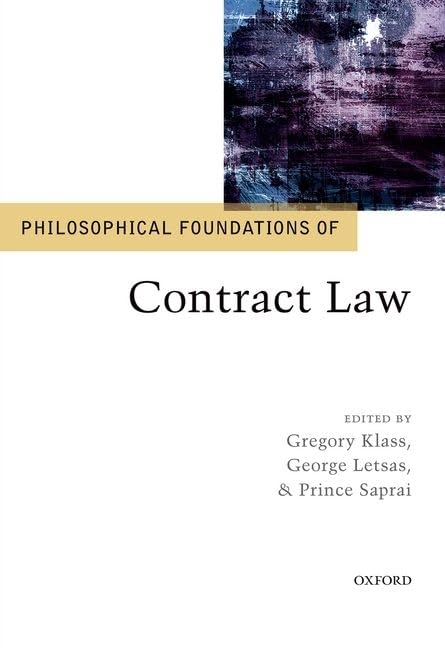 Algopix Similar Product 17 - Philosophical Foundations of Contract